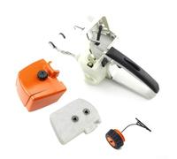 UrbanHui Boîtier de réservoir de carburant à poignée arrière pour tronçonneuse Stihl 038 038AV MS380, construction fiable en plastique et en métal