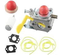 UrbanHui Carburateur avec kit de joints pour Jonsered GT 2124C compatible avec B250 L Type 2 et Colibri II + Filtre à carburant Type 1 5