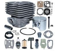 UrbanHui Cylindre d'alésage de 54 mm pour kit de piston pour tronçonneuse Hua 288 288XP 281 181 en acier 503506301