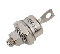 UrbanHui Diode industrielle 1200 V à cathode positive ou anode négative pour chargement de batterie, unités d'alimentation, convertisseurs, commandes de machines-outils et machines à souder (40HF 120)