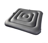 UrbanHui Housse gonflable carrée de 135 cm en PVC à économie d'énergie - Isolation thermique - Gonflage rapide - Résistante aux intempéries - Pour spa extérieur - Blanc - Noir A