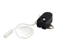 UrbanHui Interrupteur à tirette 2 A 250 V pour lampe luminaire mural plafonnier interrupteur avec boîtier en métal