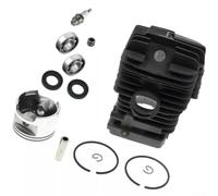 UrbanHui Kit d'assemblage de cylindre 46 mm pour tronçonneuse MS290 MS390 pour tronçonneuse PISTON de rechange haute performance forestière pièces de rechange moteur 1 lot (A)