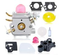 UrbanHui Kit de réparation de carburateur en métal pour 130C, 130L, 330LK, avec cordon de traction de 3,5 mm x 5 m, filtres à air et joints pour l'entretien du matériel de jardin
