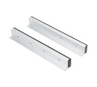 UrbanHui Lot de 2 mâchoires magnétiques souples en caoutchouc pour étaux métalliques avec cadre en alliage d'aluminium et antidérapant offrant un serrage stable et une protection de la pièce (20,3 cm)