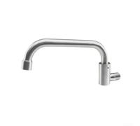 UrbanHui Robinet de cuisine mural 25 cm, filtre en acier inoxydable (30 cm) | Bec de 25 cm, design mural, élimine les impuretés, eau potable sûre, facile à nettoyer