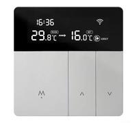 UrbanHui Thermostat intelligent pour chauffage de l'eau - Contrôleur WiFi programmable - Écran tactile LCD - Sécurité enfant - Économie d'énergie - Radiateur au sol - Régulateur de température