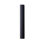 UrbanHui Tuyau de cheminée robuste en acier inoxydable pour poêle à bois et cheminée - 50 cm - Noir - 125 mm