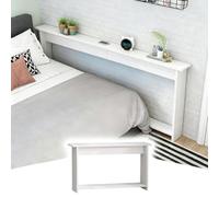 UrbanUp Meuble Derriere Canapé Console d'appoint Étroite Petits Espaces | Comble-espace Mural pour Lit en Bois Massif (Gain de Place) avec Barre de Support ; Table de Canapé Décorative et Moderne