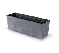 Urbi Case Beton Effect Pot, avec dépôt, dimensions (mm) 580x180x195, couleur Marengo