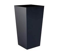 Urbi tall pot 2 litres, en plastique, 12,6 x 12,6 x 20 cm en couleur Anthracite