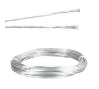 URCIANOW Câble transparent 18 AWG 2 conducteurs 15m Fil Électrique | pour installations audio domestiques et câblage décoratif. Section 0,75mm². Faible résistance pour signal clair