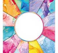 URFEDA 24PCS Papier Scrapbooking Texture Marbrée Et Motif Étoilé Scrapbooking Papier Décoratif Fantaisie Colorée Double Face Scrapbooking Papier DIY Album Photo Décoration pour Artisanat Scrapbooking