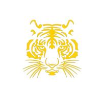 URFEDA Autocollant Sticker Tête de Tigre 3D Autocollants Décoration De Voiture 3D réaliste Animal Voiture Corps côté Autocollants Autocollants Réfléchissants De Voiture Sticker Mural Cuisine