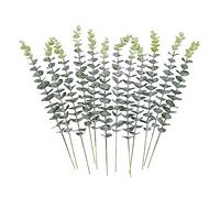URFEDA Branche Eucalyptus Artificiel, 20 Pièces Simulation Vert Feuilles D'eucalyptus, Branche Artificielle, Artificielle Fleurie Plante pour Bouquet Artificielle Arrangement Floral Fleur de Mariage