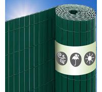 UrFence 100x600 Brise Vue Balcon Exterieur - Canisse PVC Verte - Cloture de Jardin Cache Vis-à-Vis - Protection Terrasse - Pare Soleil - Lamelle Occultante - Grillage Rigide Haie Artificielle Durable