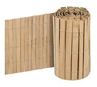 UrFence Bordure Jardin Bambou 300x30 cm - Délimitation Flexible pour Pelouse et Massif - Petite Clôture Naturelle pour Terrasse