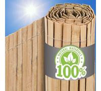 UrFence Ton Oasis : 120x300 Brise Vue Bambou Balcon - Panneau Naturel Exterieur Terrasse Jardin - Occultant Coupe Vent Canisse Cloture Separation Cache Soleil Roseau Mur Terrasse Deco Outdoor