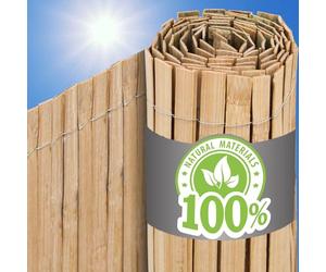 UrFence Ton Oasis : 120x300 Brise Vue Bambou Balcon - Panneau Naturel Exterieur Terrasse Jardin - Occultant Coupe Vent Canisse Cloture Separation Cache Soleil Roseau Mur Terrasse Deco Outdoor