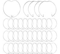 URHRHU 48 Pièces Anneaux de Fixation à Ressort de Lampe pour Spot GU10 MR16 | Anneaux à Ressort de Retenu Anneau Clips pour Ampoule Halogène LED ou Spot Encastré Argenté