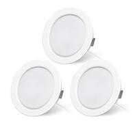 URing LED Spot 12V Encastrable, Spot LED Encastrable 12V Dimmable 3,5W 3000K blanc chaud 300LM Extra Plat, encastré lampe plafonnier Lumières pour meuble Camping-Car Caravane Bateau Salon,Lot de 3