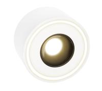 URing LED Spots de Plafond Blanc - Ultra Plat - Ø97x55mm - Spot LED en Saillie 8W 1680LM - 4000K Blanc Neutre - Spot Plafonnier Rond 230V, Spot Plafonnier en Aluminium, Spot Interieur Plafond LED