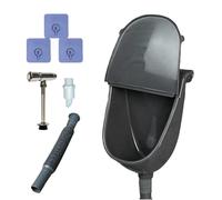 Urinoir De Garage Sans Eau - Toilettes Extérieures Portables, Inverseur De Protection Contre Les Éclaboussures À Montage Mural, Toilettes Utilitaires Robustes Et Étanches, Bassin D'entonnoir De Campin