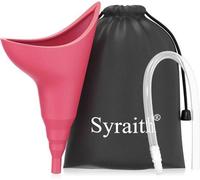 Urinoir portable pour femmes avec cuvette, gobelet en silicone réutilisable, toilettes d'urgence, avec tube d'extension et sac étanche