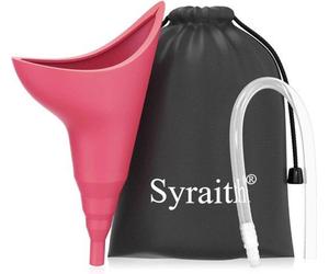 Urinoir portable pour femmes avec cuvette, gobelet en silicone réutilisable, toilettes d'urgence, avec tube d'extension et sac étanche