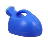 Urinoir Portable pour Hommes avec Couvercle 27x15x14cm Bleu | PP Pet, Poignée Ergonomique, Ouverture Large, Usage Nuit, Voiture, Camping, Nettoyage Simple