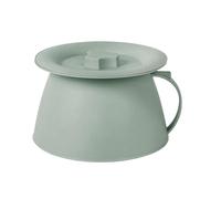 Urinoir portable - Urinoir de chevet de 1,5 l avec poignée - Commode couverte - Pot de chambre de toilette - Voyage anti-fuite pour voiture, camping, maison - Solution hygiénique pour lit d'enfant