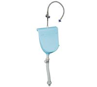 Urinoir pour enfants : urinoir en plastique, mural sans perçage pour hommes, comprend une valve de chasse, un tuyau de 60 cm et un drain déodorant, bleu