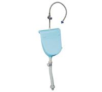 Urinoir pour enfants, urinoir en plastique, mural sans perçage pour hommes, comprend une valve de chasse, un tuyau de 60 cm et un drain déodorant, bleu