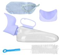Urinoir pour femmes, capacité de 700 ml, avec couvercle et brosse de nettoyage