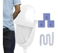 Urinoir pour homme avec couvercle anti-bouchage, hauteur réglable | Urinoir portable pour homme avec couvercle pour camping-car, camping, dortoir, jardin, cour, adolescents et adultes