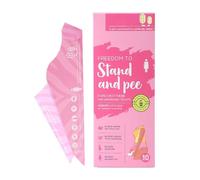 Urinoir sur pied pour femme - Entonnoir en jetable 10 pièces | Dispositif ergonomique de miction verticale, design anti-fuite, accessoire extérieur portable pour filles enceintes qui