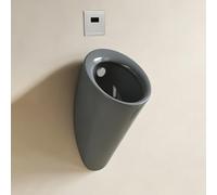 Urinoir Suspendu en Céramique, Toilette Homme Profilé sans Découpe de Mur