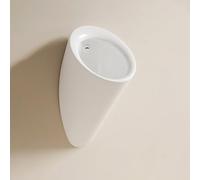 Urinoir Suspendu en Céramique, Toilette Homme Profilé sans Découpe de Mur