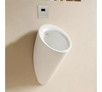 Urinoir Suspendu en Céramique, Toilette Homme Profilé sans Découpe de Mur