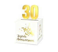Urne Anniversaire avec Fronton Chiffre Boite Carte Fete Joyeux Anniversaire Dore Boite Carte Colletion Tirelire Année Célébration Urnes pour décoration (30)