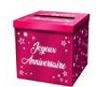 Urne “Joyeux Anniversaire” - Métal