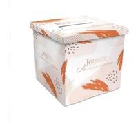 Urne en carton - Anniversaire - 20x20x20cm - Cagnotte anniversaire - Blush party