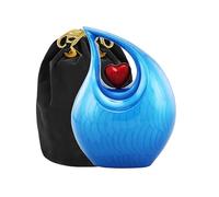 Urne funéraire Heart of Love pour cendres - Urne funéraire pour cendres - Urne funéraire pour funérailles, enterrement, Columbarium ou maison - Urne funéraire pour cendres humaines adultes - 550 cm³ :
