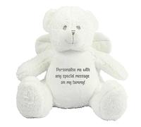 Urne funéraire personnalisée en forme de cœur en forme d'ours en forme de cœur en forme d'ours en peluche douce et luxueuse 42 cm de haut
