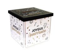 Urne 'Joyeux Anniversaire' Happy Party - Dimensions : 20 x 20 x 20 cm