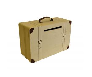 Urne Valise en bois - ARTEMIO - 35 cm - Décorative - Mixte - Personnalisable