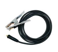 URPIZY Borne de masse en cuivre massif 300 A pour poste à souder, câble de terre avec pince crocodile (10-25 mm²), raccord de masse robuste pour soudage à l'arc et au plasma