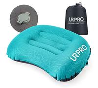 URPRO Oreiller de Voyage de Camping Gonflable ultraléger Oreillers gonflants compressibles, compacts, Confortables et ergonomiques pour Le Soutien du Cou et des lombaires Camp Vert