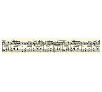 Ursus 59090031 - Masking tape, env. 30 mm x 10 m, notes de musique, coloré