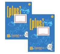 Ursus Formati Plus Creative Cahier C.200 A4 20 Feuilles Lignées 10mm Papier 100% Recyclé pour l'école primaire Lot de 2